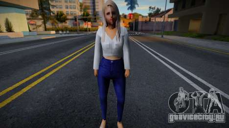 Девушка в обычной одежде v13 для GTA San Andreas