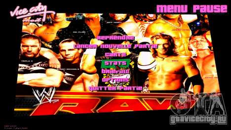 WWE Raw Backgrounds для GTA Vice City