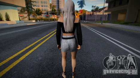 Девушка в обычной одежде v26 для GTA San Andreas
