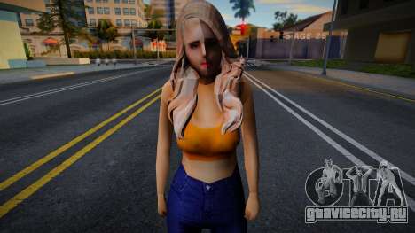Девушка в обычной одежде v7 для GTA San Andreas