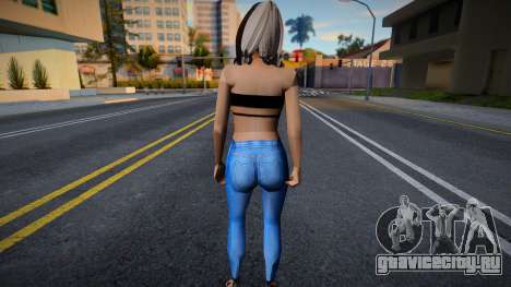 Девушка в обычной одежде v2 для GTA San Andreas