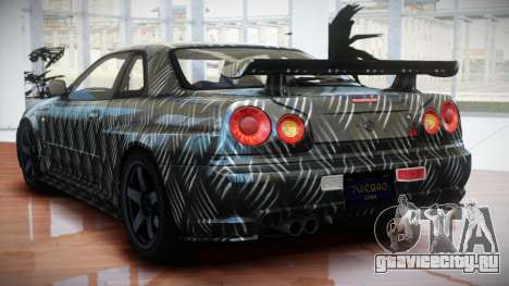 Nissan Skyline R34 GT-R V-Spec S9 для GTA 4