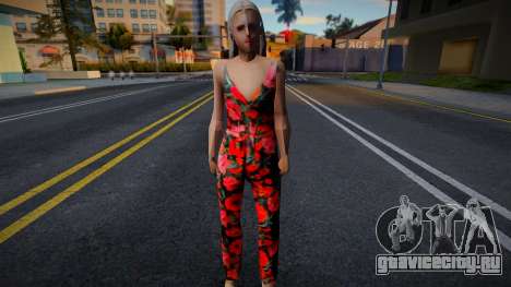 Девушка в обычной одежде v15 для GTA San Andreas