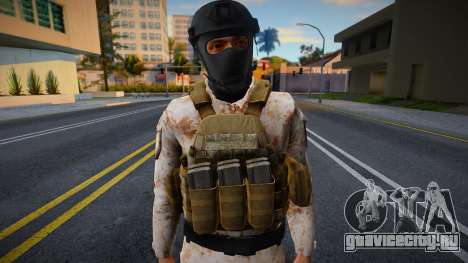 Мексиканский солдат из AIC GMM для GTA San Andreas
