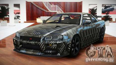 Nissan Skyline R34 GT-R V-Spec S9 для GTA 4