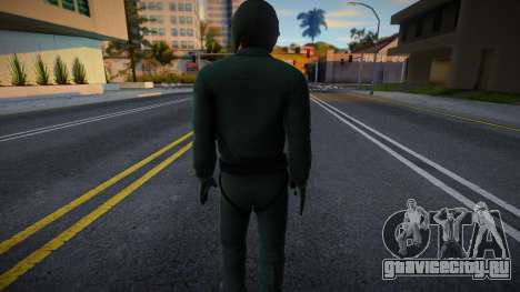 Полицейский в шлеме 1 для GTA San Andreas