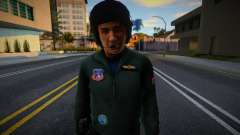 Полицейский в шлеме 1 для GTA San Andreas