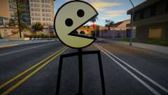 Pac-Man from Facebook (Skin) для GTA San Andreas