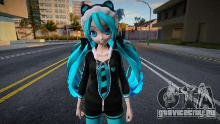PDFT Hatsune Miku Green Ponpoko для GTA San Andreas