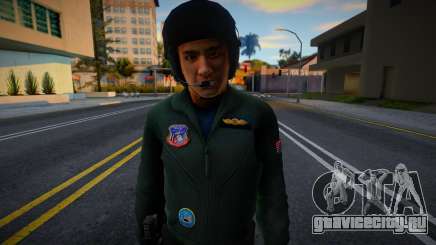Полицейский в шлеме 1 для GTA San Andreas