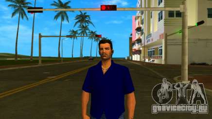 Tommy Camicia Blu Scuro для GTA Vice City