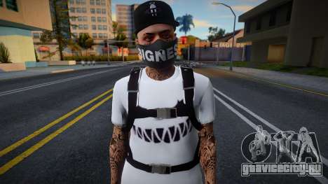 White Gang Skin v3 для GTA San Andreas