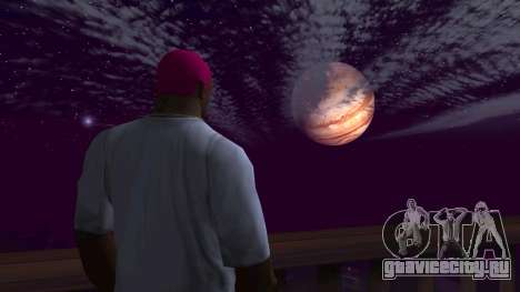 Планета вместо луны v4 для GTA San Andreas