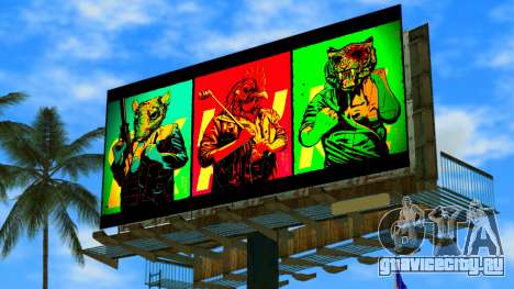 Hotline Miami Billboard для GTA Vice City