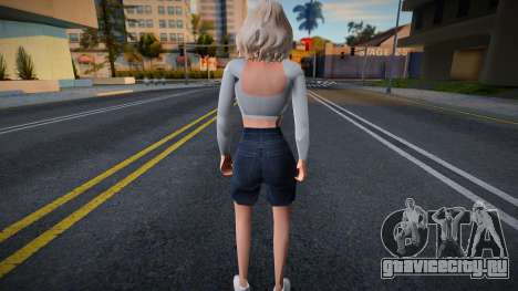 Девушка в повседневной одежде 4 для GTA San Andreas