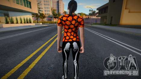 GTA Online Halloween Skin (Woman) для GTA San Andreas