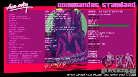 Hotline Miami Menu HD v7 для GTA Vice City