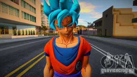 Fortnite - Son Goku SSJBlue для GTA San Andreas