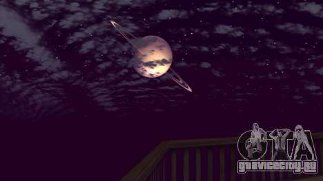 Планета вместо луны v10 для GTA San Andreas