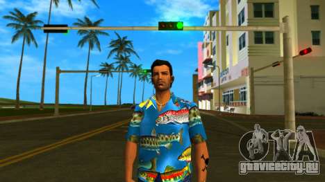 Томми в винтажной рубашке v8 для GTA Vice City