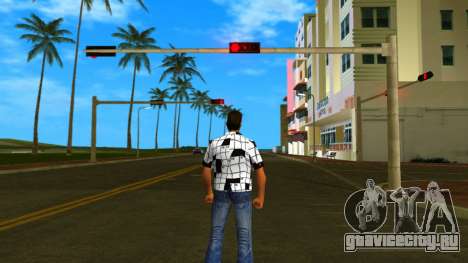 Томми в винтажной рубашке v7 для GTA Vice City