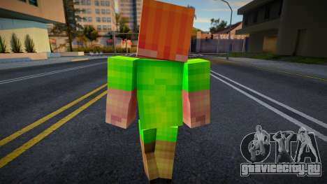 Steve Body Skin v124 для GTA San Andreas