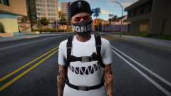 White Gang Skin v3 для GTA San Andreas