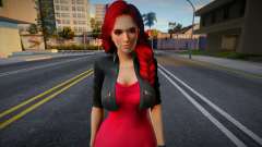 DOA Mila - Jacket Dress Red для GTA San Andreas