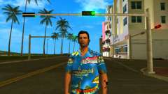 Томми в винтажной рубашке v8 для GTA Vice City