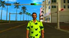 Томми в винтажной рубашке v10 для GTA Vice City