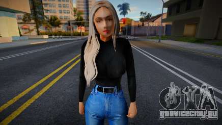 Девушка в повседневной одежде 3 для GTA San Andreas