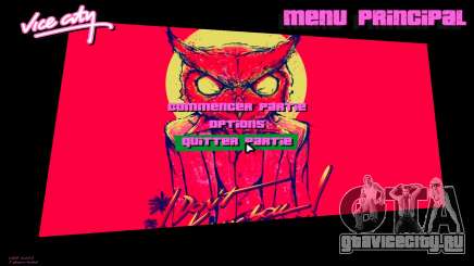 Hotline Miami Menu HD v5 для GTA Vice City