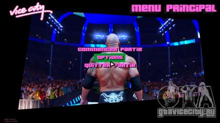 The Rock WWE2k22 Menu для GTA Vice City