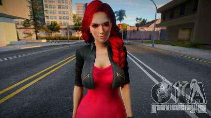 DOA Mila - Jacket Dress Red для GTA San Andreas