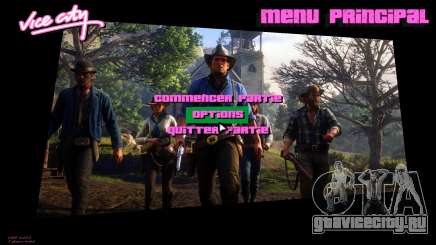 Red Dead Redemption 2 Menu 6 для GTA Vice City