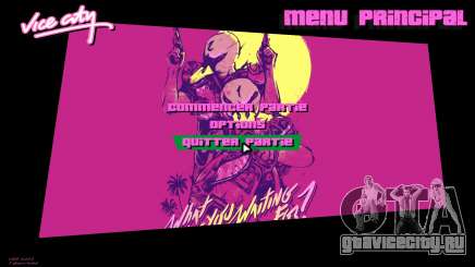 Hotline Miami Menu HD v4 для GTA Vice City