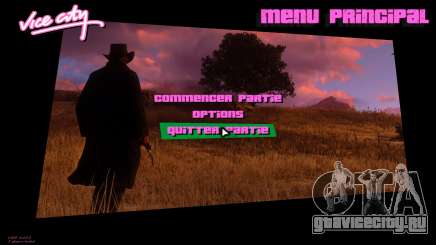 Red Dead Redemption 2 Menu 4 для GTA Vice City