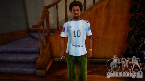 Jersey Local Argentina Messi 2022 для GTA San Andreas
