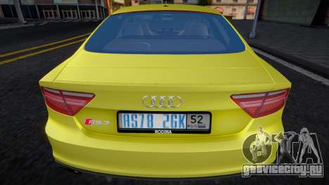 Audi RS7 (Illegal) для GTA San Andreas