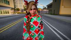 Christmas Skin For Girl для GTA San Andreas