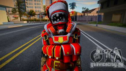 War Face New year Skin v3 для GTA San Andreas