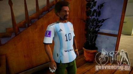 Jersey Local Argentina Messi 2022 для GTA San Andreas