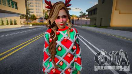 Christmas Skin For Girl для GTA San Andreas