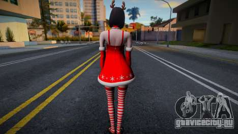 Mujer en navidad 2 для GTA San Andreas