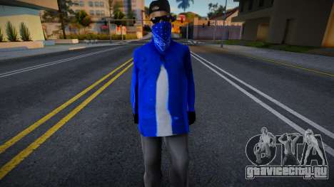 Crips Skin 2 для GTA San Andreas