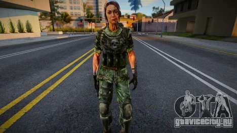 Дженифер Мю (конверт из Mercenaries 2) для GTA San Andreas