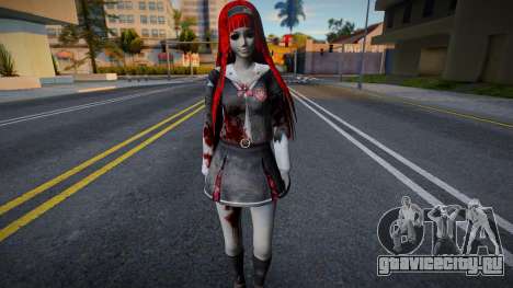 Zombie Colegiala для GTA San Andreas