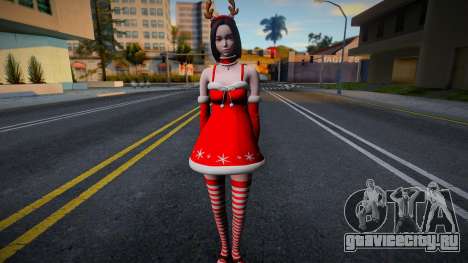 Mujer en navidad 2 для GTA San Andreas