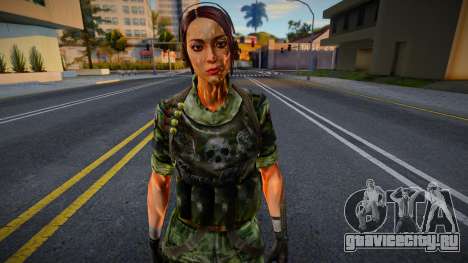 Дженифер Мю (конверт из Mercenaries 2) для GTA San Andreas