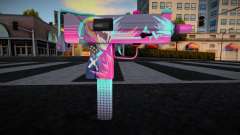 Gun Neon Racer - Uzi для GTA San Andreas